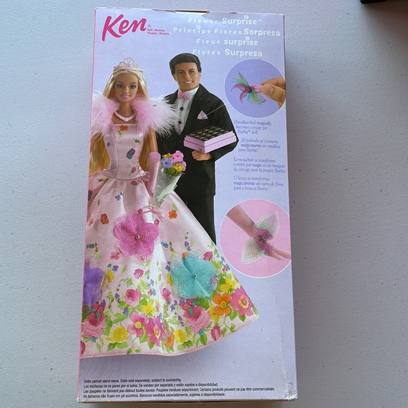 2002 Mattel Barbie Flower Surprise Ken Doll #56781 - Picture 3 of 5